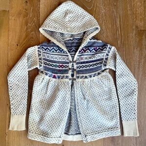 Free People Wool Hooded Sweater
